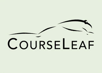 CourseLeaf Logo in light green box